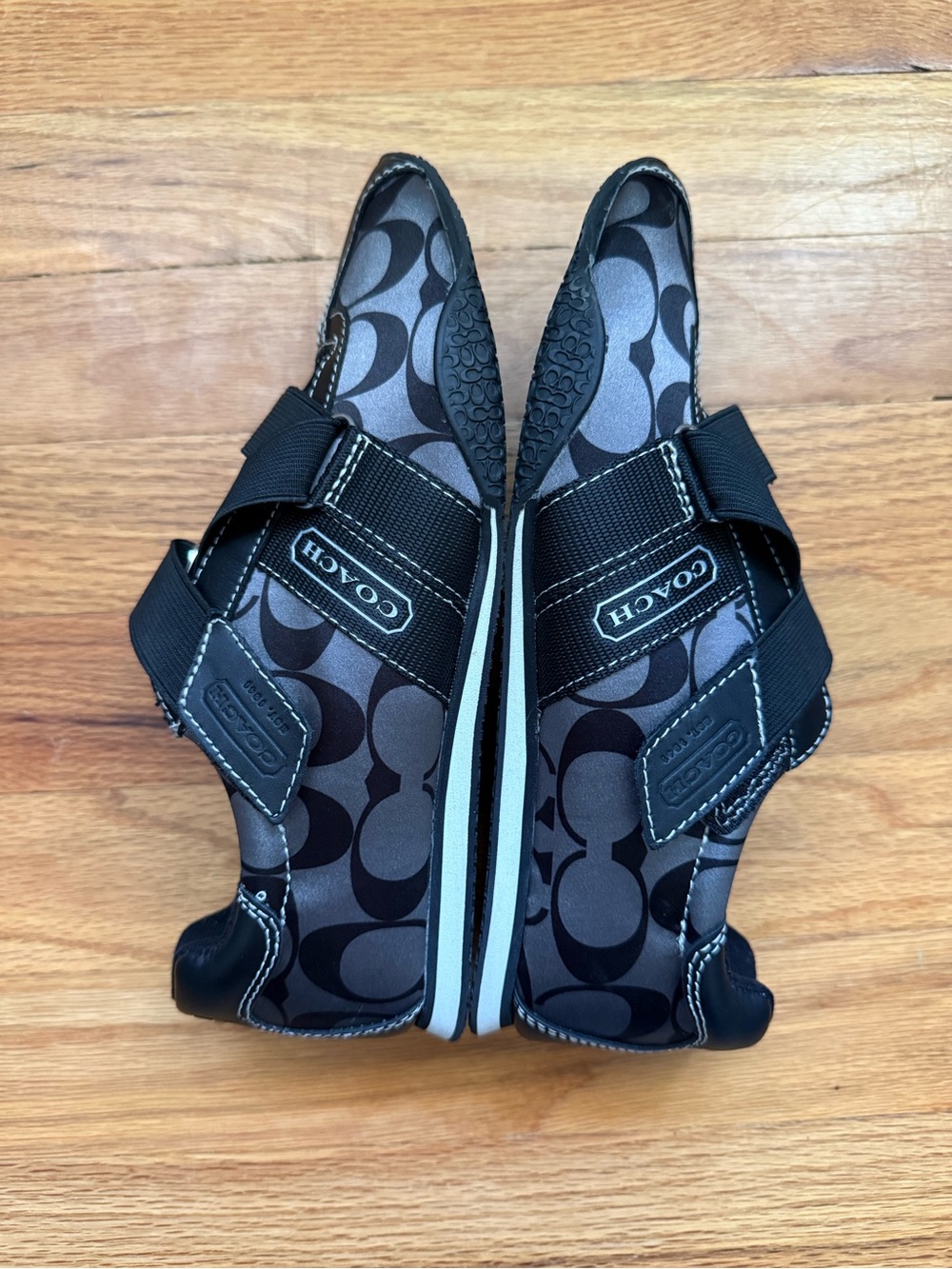 Coach Kyla Sateen Black Sneakers